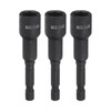 sourcing map 3Pcs Magnetic Nut Driver 11/32" x 1/4" Quick