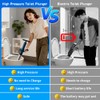 Toilet Plunger, High Pressure Toilet Plunger, Heavy-Duty Clog Remover for