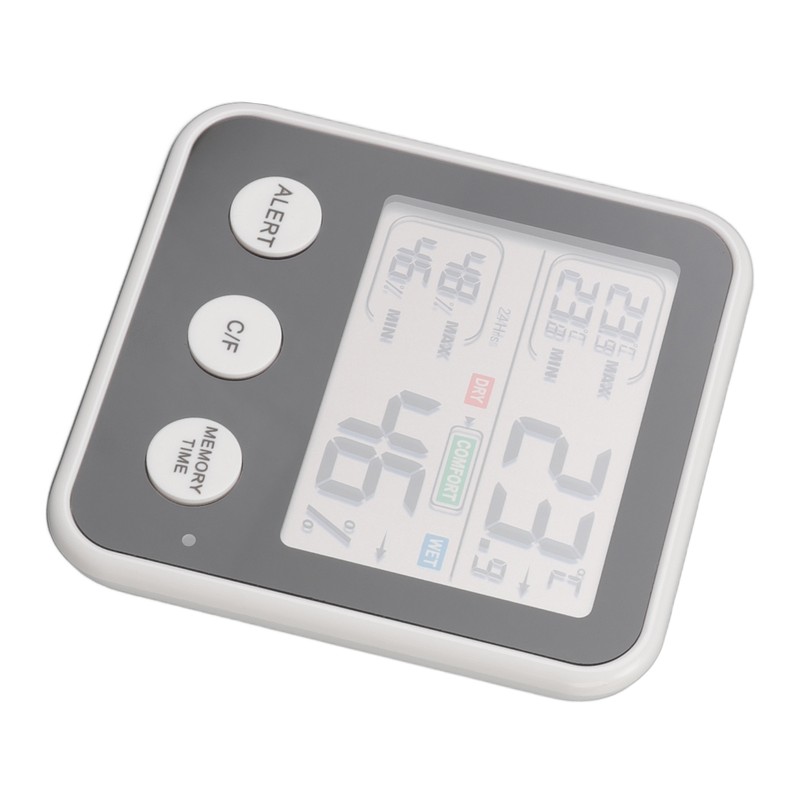 Room Thermometer 3.7in LCD Display High Accuracy Comfort Level Indicator