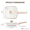 Kordisen Nonstick Grilling Pan with Lid for Stove Tops, 9.5