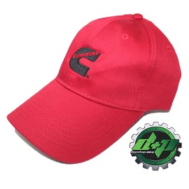 Red Dodge Cummins Kids Child Youth hat Ball Cap Center C Logo