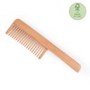 TAN MUJIANG Wood Hair Comb FSC Certified Beech Wood Wide