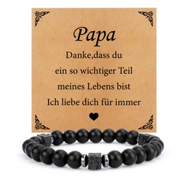 Papa Geschenk Vatertag,Personalisierte Geschenke für Papa Weihnachten,Lustige Vatertags Geschenk zum Vatertag Männer Armband,Geburtstagsgeschenk für Papa Väter von Tochter,Bester Papa Geschenke