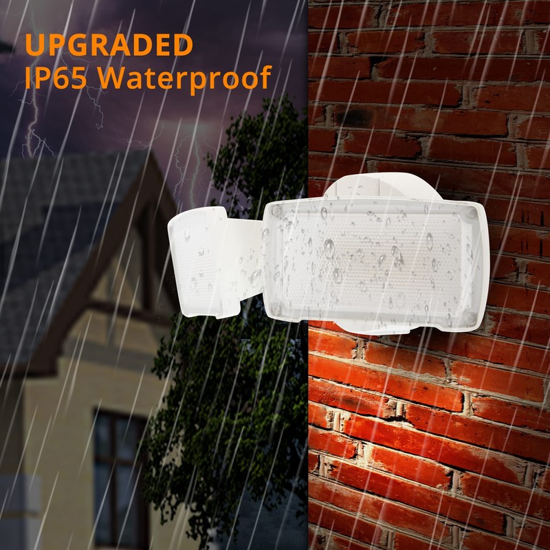 UME 2-Pack 19W Dusk to Dawn LED Security Light Outdoor,