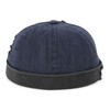 Initlove Mens Docker Cap Patch Brimless Hat Skullcap Retro Beanie
