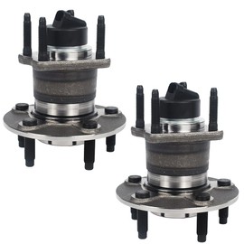 Autoround Pair 512250 Rear Wheel Hub and Bearing Assembly Fit for Chevy Cobalt 05-10, HHR 06-11/ Pontiac G5 07-10, Pursuit 05-06/ Saturn Ion 04-07 5 Lug w/ABS