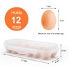 Pedersean Egg Storage for Refrigerator, Egg Holder for Fridge with