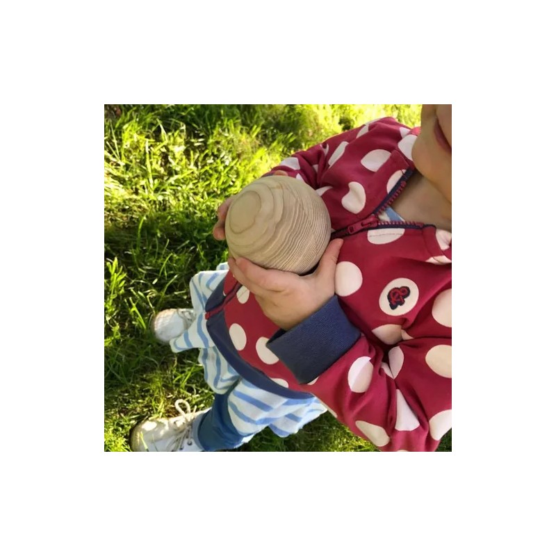 Esfera De Madera 8cm Para Niños Y Bebés Montessori