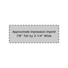 Acorn Sales - Large Notice Of Action Rubber Stamp