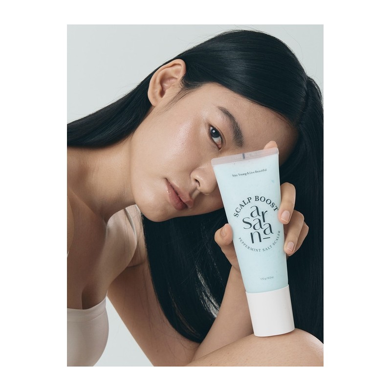 Scalp Boost Peppermint Salt Scaler 170g / 스칼프 부스트 페퍼민트