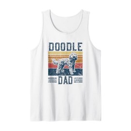Funny Vintage Doodle Dad - Aussie Doodle & Goldendoodle Tank Top