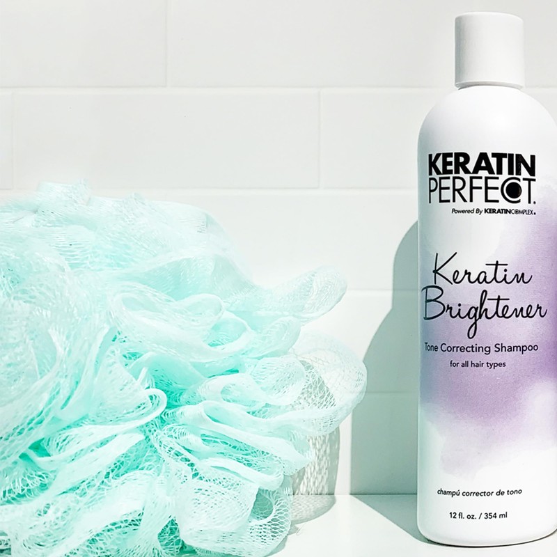 Keratin Brightener Shampoo by Keratin Perfect for Unisex - 12