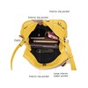 MKF - Bolso cruzado para mujer, de piel sintética pequeña,