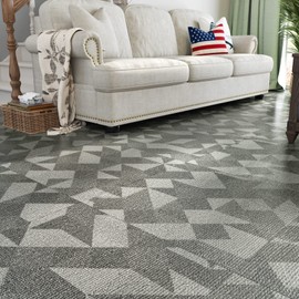 WESTICK Peel and Stick Floor Tile Bathroom 20 Pack Vinyl Self Stick Floor Tiles Waterproof Laminate Flooring Tile Stickers Removable Sticky Floor Tiles for Kitchen Living Room Bedroom 12 x 12 Inch