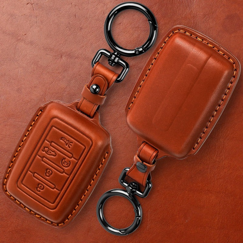 Tukellen - Funda de piel para llavero Jeep compatible con