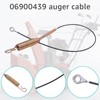 LCMLA 06900439 Auger Control Cable Compatible with Ariens Gravely Ariens