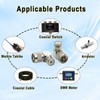 Ahoaepy 2PCS PL259 UHF 90 Degree Right Angle Coax Adapter,
