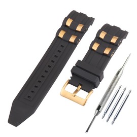 FACLE Correa de reloj de goma de 26 mm para hombre, repuesto para Invicta Pro Diver 17878 17877 17879 18019 6977 6979 22311 18038 22797 6981 6983 6985 6995 - Correas de silicona para reloj deportivas