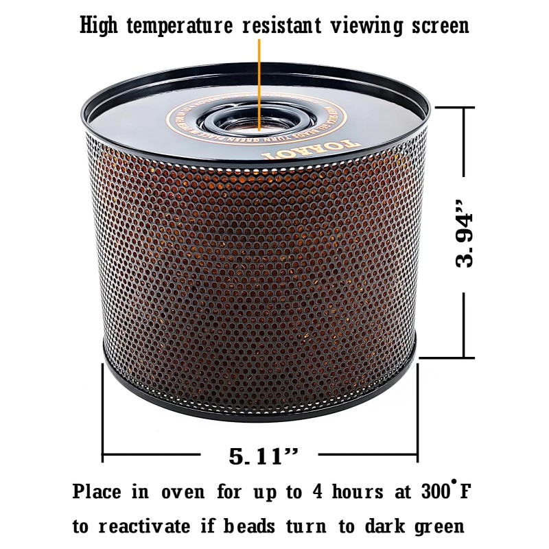 Toaaot Gun Safe Dehumidifier, Moisture Absorbers, TOAAOT 800g Silica Gel