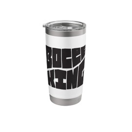 Bocce King Saying Bocce Ball With Jack Bocci Game Bocce Stainless Steel Insulated Tumbler