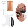 Beard Stencil, Moustache Beard Stencil, Beard Shaping Tool, Transparent Beard
