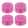 MECCANIXITY 4pcs Electric Guitar Knobs Purple Speed Volume Tone Control