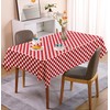 SietDESEO 2 Pack Red and White Checkered Tablecloth 54 x