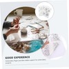DOITOOL 4Sheets Water Soluble Embroidery Stabilizer DIY Sewing Supply for