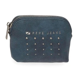 Pepe Jeans Holly Faux Leather Wallets and Wallets Black Brown Navy Various Sizes, navy, round purse