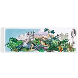 Christian Lacroix Heritage Collection Rêveries 1000 Piece Panoramic Puzzle from Galison - Landscape 39" x 14" Jigsaw Puzzle with Iconic Design, Thick & Sturdy Pieces, Unique Gift Idea