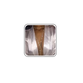 TseanYi Tennis Chain Rhinestone Long Necklace Gold Rhinestone Y Shape Necklace Crystal Long Wrap Choker Necklace Cubic Zirconia Lariat Necklace Diamond Y Drop Necklace Long Wrap CZ Tie Up Necklace