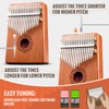 CAHAYA Kalimba Thumb Piano 17 Keys Portable Mbira Finger Piano