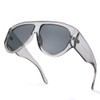 SCVGVER Oversized Sunglasses Womens, Aviator Sunglasses for Women Men, Retro