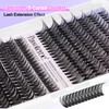 Pawotence Pawotence Lash Clusters 280pcs Cluster Eyelash Extensions 40D 50D