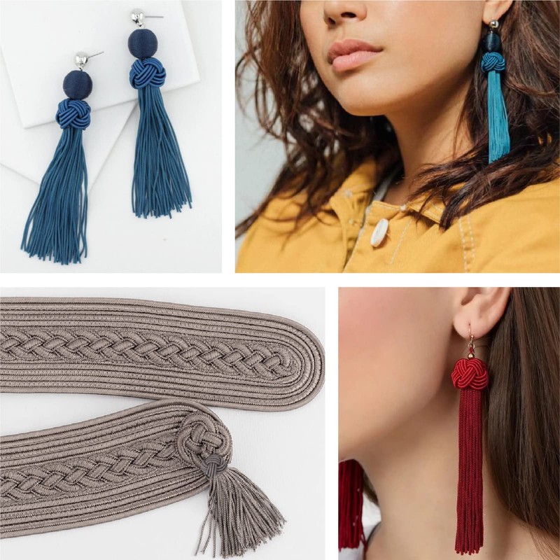 TEXTEX = Turk's Head Cuquillo Tassel. 5cm Long. 100% Rayon.