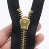 YaHoGa 73 cm #10 Large Metal Zip Separable Zip for