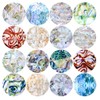 Minejin Nail Art Diy Sticker Tip 3D Marble Pattern Design