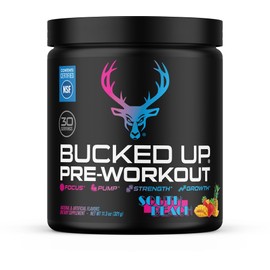 Bucked Up Pre-entrenamiento 6 gramos de citrulina, 2 gramos de beta-alanina y otros 3 ingredientes de marca registrada (South Beach)                  