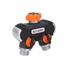 Blütezeit Hose Splitter, 2-Way Y Water Hose Splitter Heavy Duty,