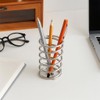 Toothbrush and Toothpaste Holder – Spiral Design Metal Countertop Storage