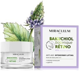 Miraculum Bakuchiol Anti-Ageing Lifting Day Cream with SPF - Face Cream with SPF, UVA and UVB Filter - Hyaluronic Acid Cream Against Wrinkles and Fine Lines - Firming Vitamin E Cream - 50 ml