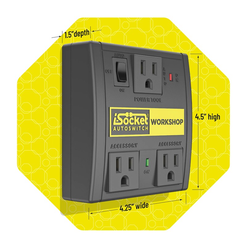 i-Socket Interruptor Automático para Aspiradora - Sensor activado por herramientas