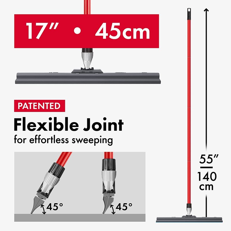 Heavy Duty Floor Squeegee for Concrete and Tile Floor -