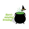 CafePress Theres Mischief Brewing Sticker Oval Car Bumper Sticker
