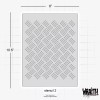 Wraith SprayWorks Diamond Plate #2 - Reusable Airbrush Stencil Template