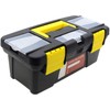 ANMOO Small Tool Box Empty, Lockable Plastic Toolbox with Extra