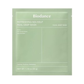 BIODANCE Refreshing Sea Kelp Real Deep Mask Sheet 4ea - Sea Kelp Real Deep Mask Sheet 4ea