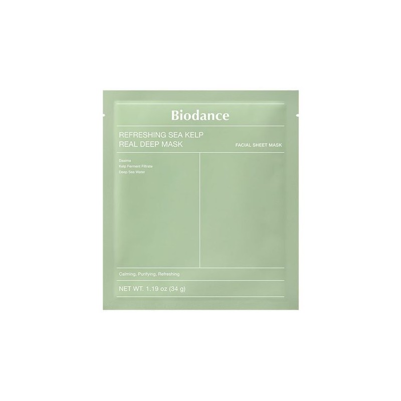 BIODANCE Refreshing Sea Kelp Real Deep Mask Sheet 4ea -