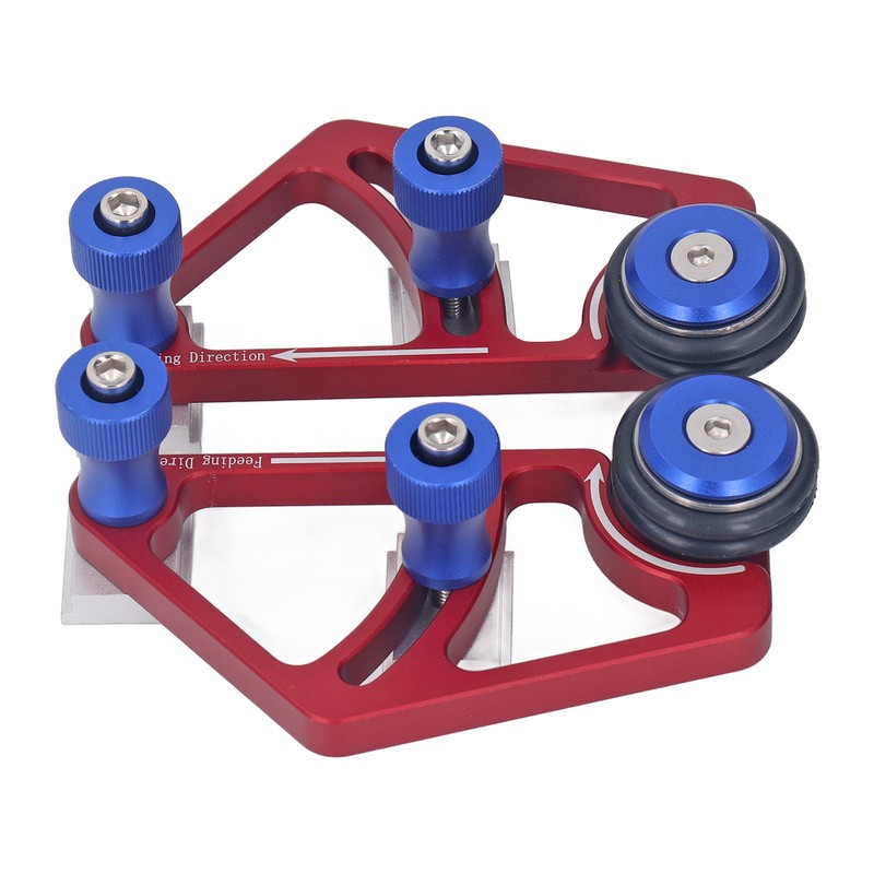 Woodworking Bearing Stock Feeder with Sliding Blocks Table Saw Feed