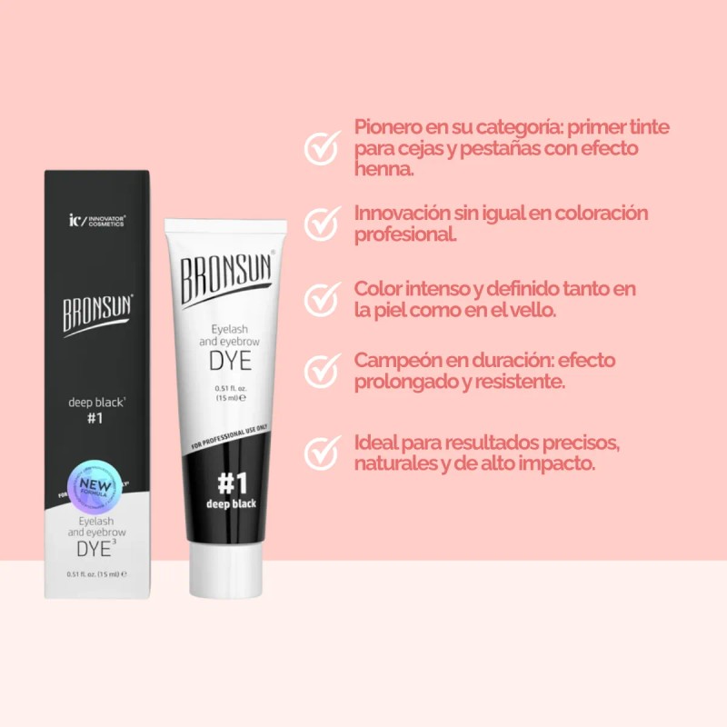 Mini Tinte En Gel Para Cejas Y Pestañas Bronsun